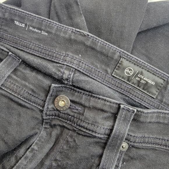 AG Tellis Modern Slim Jeans Black 31 x 34 - Picture 3 of 3